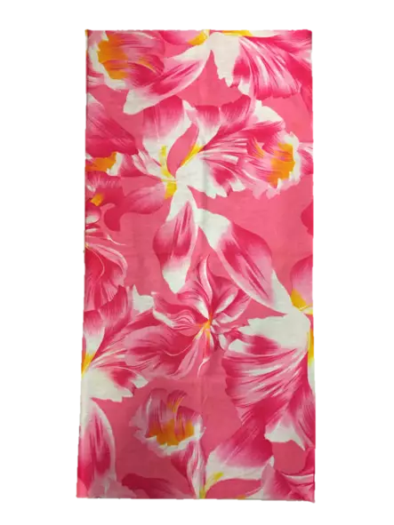 Putkihuivi, Kukat, vaaleanpunainen - Putkihuivit - B217 - 1