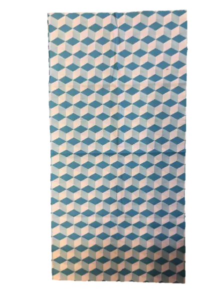 Putkihuivi, Sininen, kuviot - Putkihuivit - B197 - 1