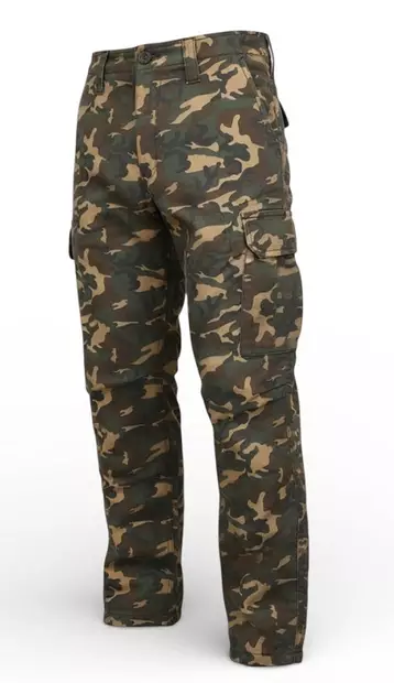 Reisitaskuhousut, Vihreä Camo - Reisitaskuhousut - HO637 - 1