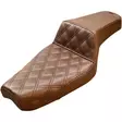 2-UP SEAT STEP UP FRONT|REAR SADDLEHYDE™ BROWN - Satulat ja satulanpäälliset - 08040687 - 1