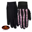 Ajohanska-Hot Leathers-Pink Skeleton - Käsineet - AH47 - 1