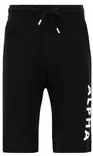 Alpha trikooshortsit, musta - Shortsit - ALP87 - 1