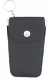 Avainkotelo pitkä mustaa nahkaa - Kotelot - KN417 - 2