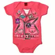 Body pinkki Leather Jackets Baby - Bodyt - KID487 - 1