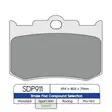 BRAKE PAD DP SINTERED REPLACEMENT STREET TOURING OFF-ROAD/ATV - Jarrupalat - 17211927 - 1