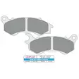 BRAKE PAD ORGANIC SCOOTER - Jarrupalat - 17200607 - 1