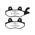 BRAKE PAD SFA-HH SERIES SINTERED METAL - Jarrupalat - 17212077 - 1