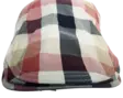Flatcap puna, musta, beige, ruutu - Flat Capit - LC597 - 3