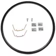 HEADLIGHT MOUNTING KIT 410 BLACK RING - Tuulilasit ja etumaskit - 20011507 - 1