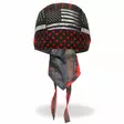 Headwrap, Flag Bullets - Headwrapit - HW227 - 5