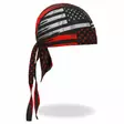 Headwrap, Flag Bullets - Headwrapit - HW227 - 6