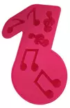 Jääpalamuotti, Music Notes - Keittiötarvikkeet - PRT897 - 1