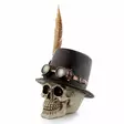 Kallo Steampunk Top Hat 15,5 x 30 cm - Kallot, Halloweenrekvisiitta - HOR437 - 1