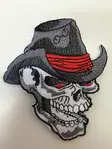Kangasmerkki,Cowboy Skull - Kangasmerkit - K1077 - 1