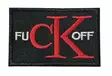 Kangasmerkki fuCK off - Kangasmerkit - K1647 - 1