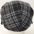Lätsä, harmaa musta ruutu flat cap - Flat Capit - LC457 - 5