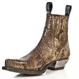 M.7953-S7 SNAKE CUERO, WEST NEGRO ACERO - Bootsit - M.7953-S7 - 5