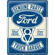 Peltikyltti Ford V8 Truck Garage 30x40cm - Taulut, kehykset - PELT557 - 1