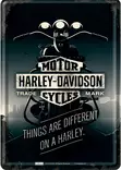 Peltipostikortti Harley Davidson - Taulut, kehykset - PELT377 - 1