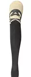 Pitkät sukat 38/41, Kallo musta beige - Sukat - SU157 - 8