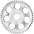 REAR CHAIN SPROCKET 530 DISHED 46T STEEL/CHROME - Rattaat ja hihnapyörät - 12100957 - 1