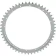 REAR CHAIN SPROCKET W/RIVETS 51T ZINC-PLATED - Rattaat ja hihnapyörät - 12100777 - 1