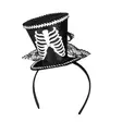Ribbie hiuspanta/pikkuhattu - Kallot, Halloweenrekvisiitta - HOR317 - 1