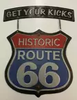 Route 66-peltikyltti - Taulut, kehykset - PELT67 - 1