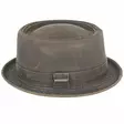 Ruskea Pork Pie hattu - Hatut - HAT147 - 3