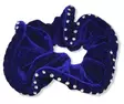 Sähkönsin. samettiscrunchie - Hiuskoristeet - PIN347 - 1