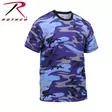Tpaita Electric Blue Camo - T-paidat - ROT117 - 2