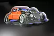 Valokyltti Hot Rod Car - Taulut, kehykset - PELT17 - 2