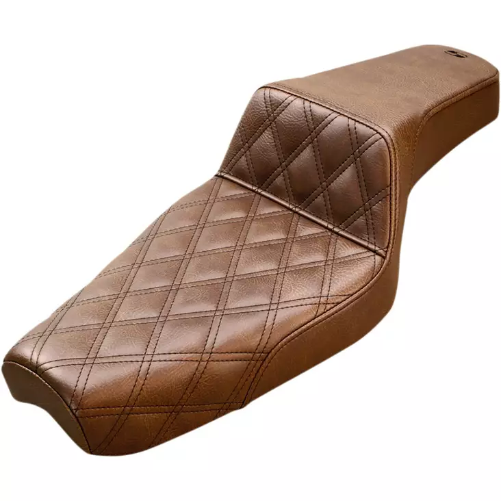 2-UP SEAT STEP UP FRONT|REAR SADDLEHYDE™ BROWN - Satulat ja satulanpäälliset - 08040687 - 1