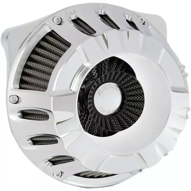 AIR CLEANER KIT INVERTED BIG SUCKER DEEP CUT CHROME - Ilmansuodattimet - 10102087 - 1
