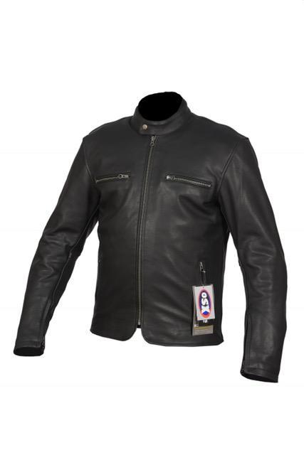 Ajotakki musta nahka irtovuori CE - Ajotakit - T437 - 1