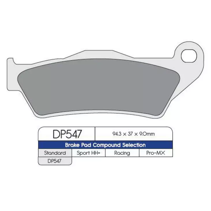 BRAKE PAD DP SINTERED REPLACEMENT STREET TOURING OFF-ROAD/ATV - Jarrupalat - 17211907 - 1