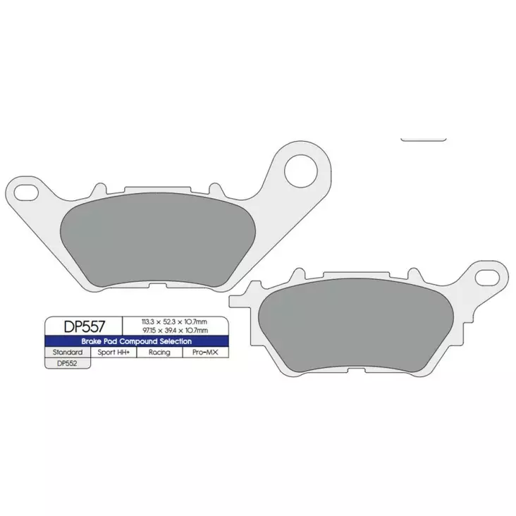 BRAKE PAD DP SINTERED REPLACEMENT STREET TOURING OFF-ROAD/ATV - Jarrupalat - 17212557 - 1