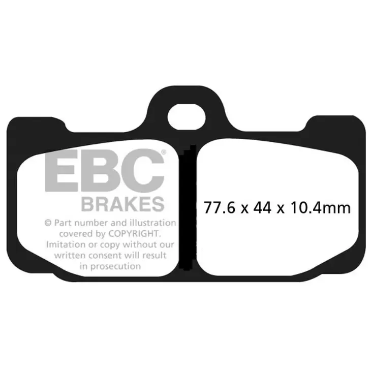 BRAKE PAD EPFA-HH SERIES SINTERED METAL - Jarrupalat - 17211957 - 1