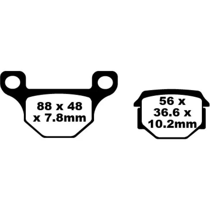 BRAKE PAD FA SERIES ORGANIC - Jarrupalat - 17220227 - 1