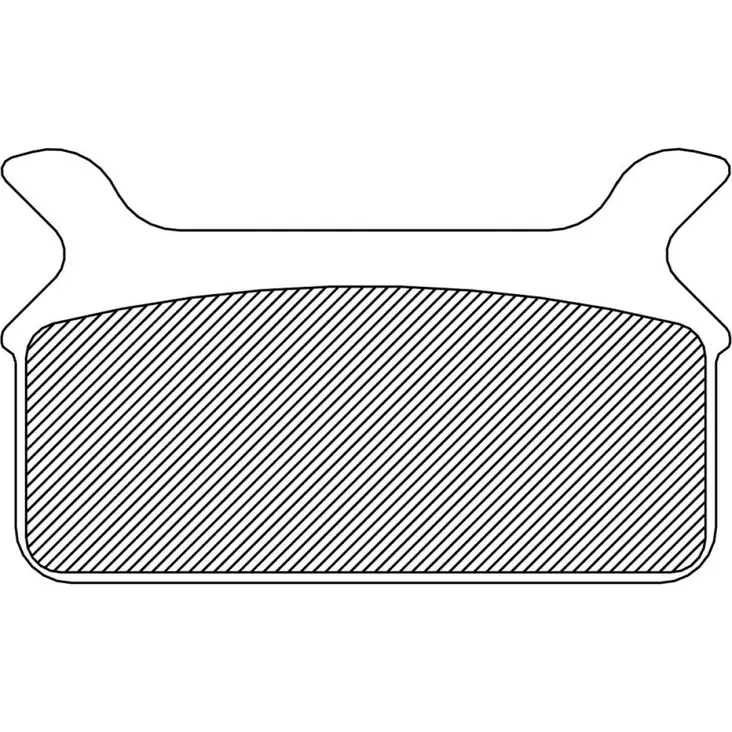 BRAKE PAD ORGANIC - Jarrupalat - 17200207 - 1