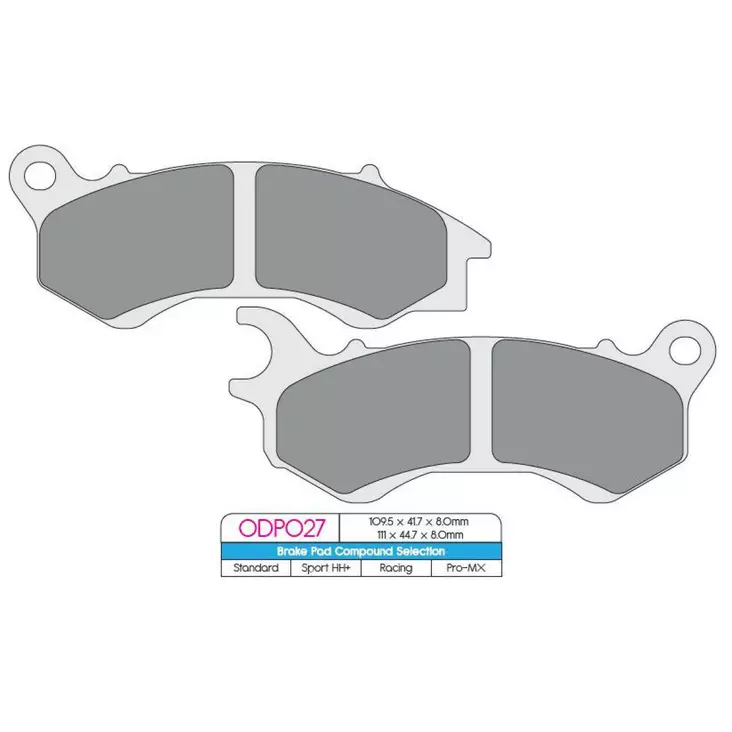 BRAKE PAD ORGANIC SCOOTER - Jarrupalat - 17200607 - 1