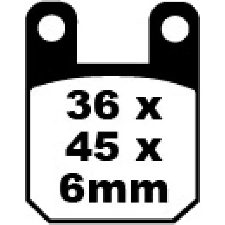 BRAKE PAD SFA-HH SERIES SINTERED METAL - Jarrupalat - 17211467 - 1