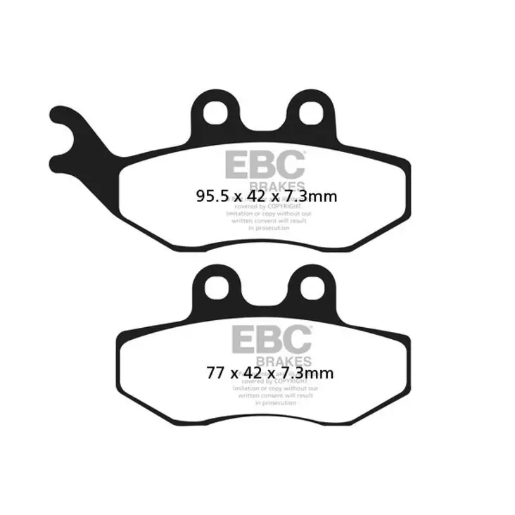 BRAKE PAD SFAC SERIES CARBON FIBER - Jarrupalat - 17200417 - 1