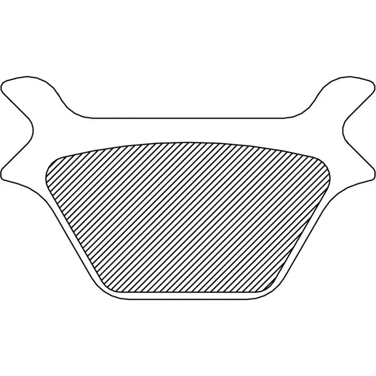 BRAKE PAD SINTERED - Jarrupalat - 17211357 - 1