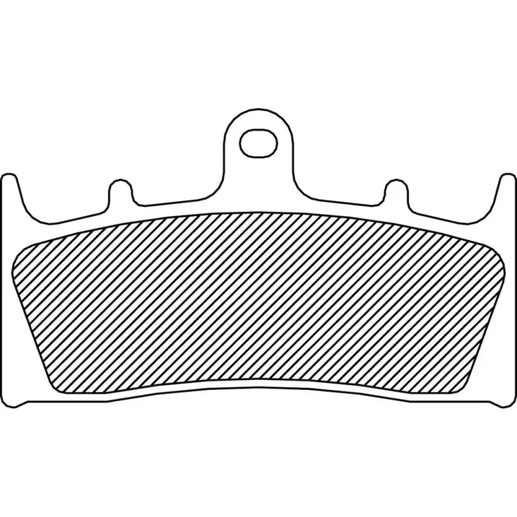 BRAKE PAD SINTERED - Jarrupalat - 17211367 - 1