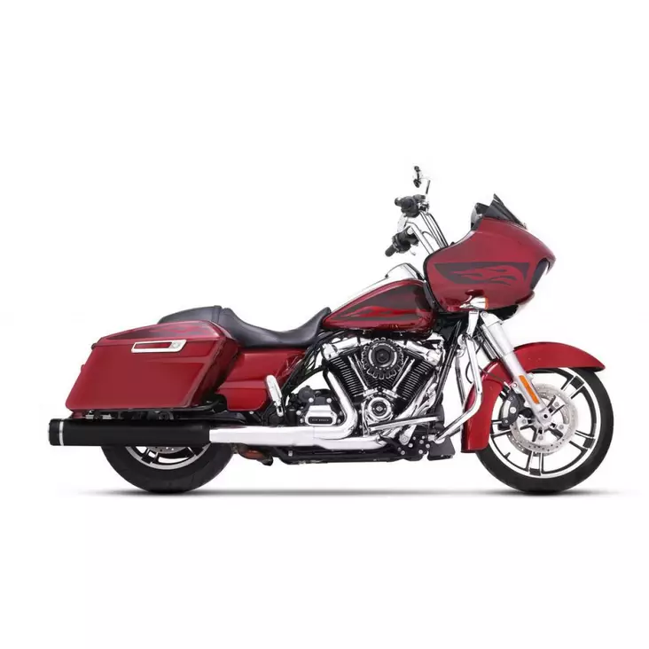 EURO 4 MUFFLER SLIP-ON 4.5" BLACK W/BLACK END CAPS - Pakoputket ja niiden osat - 18011377 - 1