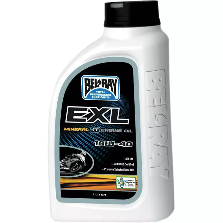 EXL MINERAL 4-STROKE ENGINE OIL 10W-40 1 LITER - Öljyt - 36010147 - 1