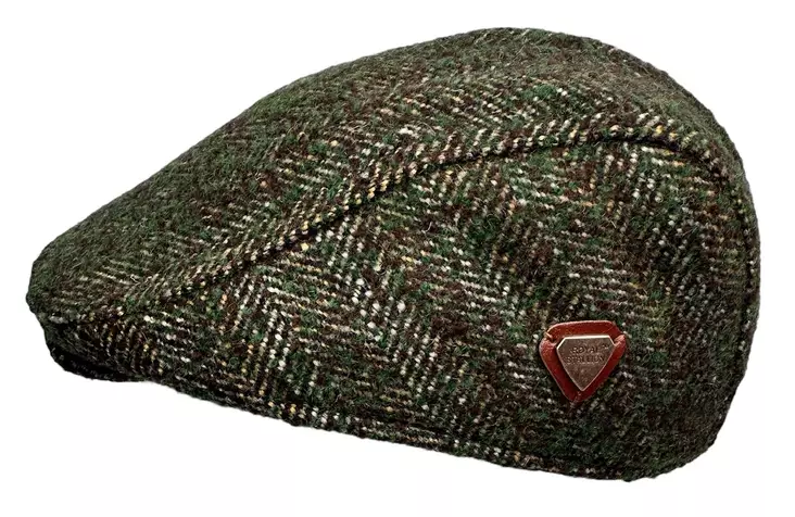 Flatcap Vihreä Tweed - Flat Capit - LC817 - 1