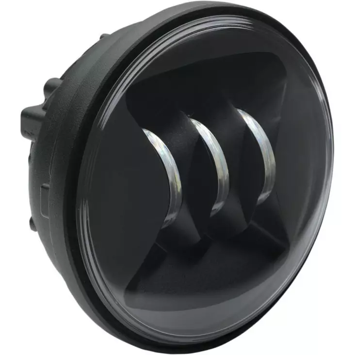 FOG LIGHT LED 115MM (4.5')' MODEL 6045 WITH BLACK INNER BEZEL - Tuulilasit ja etumaskit - 20011157 - 1