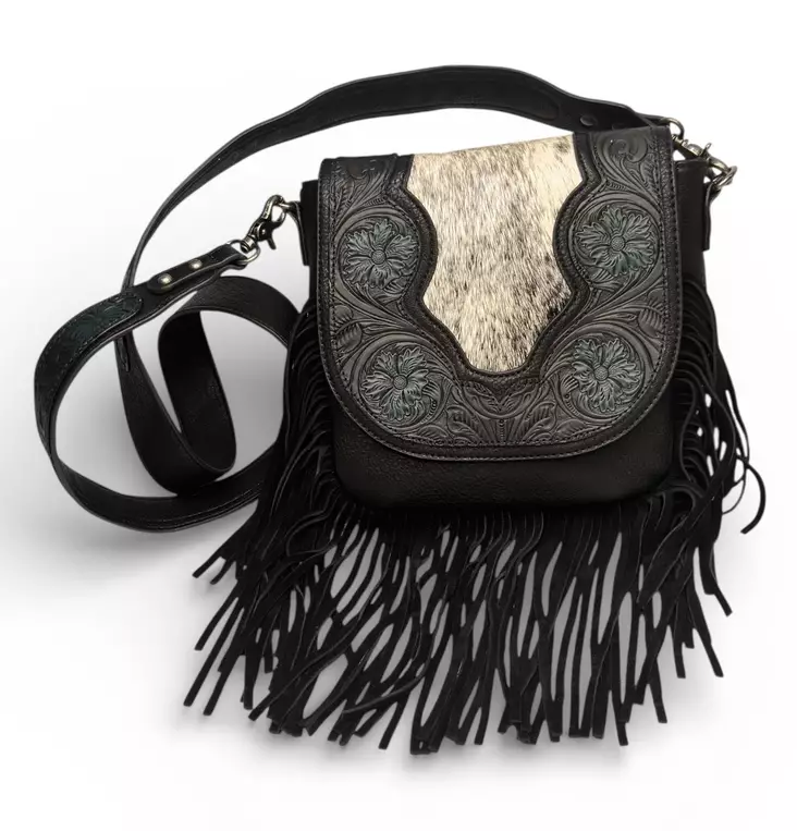 Hapsullinen käsilaukku, Cow - Laukut - NL907 - 1